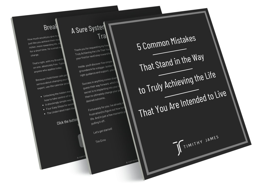 Logo of "5 Common Mistakes That Stand in the Way to Truly Achieving the Life That You Are Intended to Live"